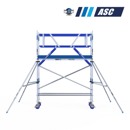 Torre móvil INDUSTRIAL PREMIUM 75x250 4,20m altura de trabajo