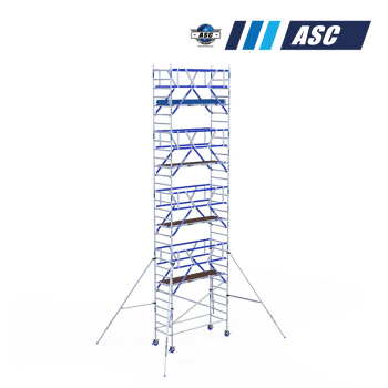 Torre móvil INDUSTRIAL ASC 90x250 10m altura de trabajo