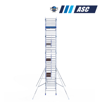 Torre móvel INDUSTRIAL ASC 135x250 10m de altura de trabalho