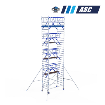 Torre móvil INDUSTRIAL ASC 135x250 10m altura de trabajo