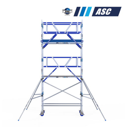 Torre móvel INDUSTRIAL ASC 75x190 6,20m de altura de trabalho