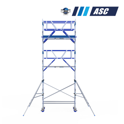 Torre móvel INDUSTRIAL ASC 75x190 7,20 m de altura de trabalho