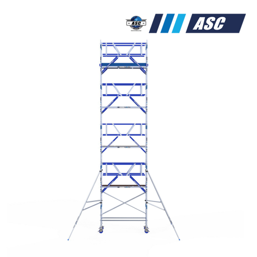 Torre móvel INDUSTRIAL ASC 75x190 10,20m de altura de trabalho