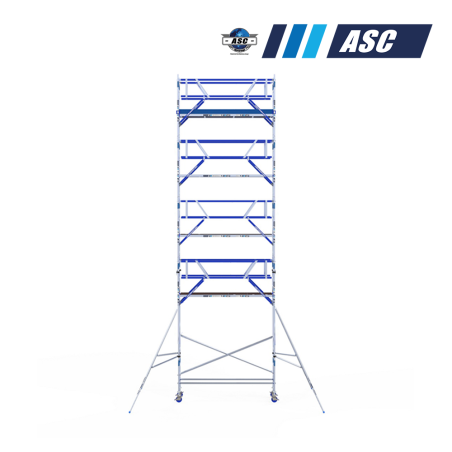 Torre móvel INDUSTRIAL ASC 75x305 11,20m de altura de trabalho