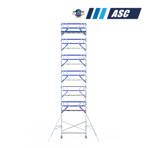 Torre móvel INDUSTRIAL ASC 75x305 15,20m de altura de trabalho