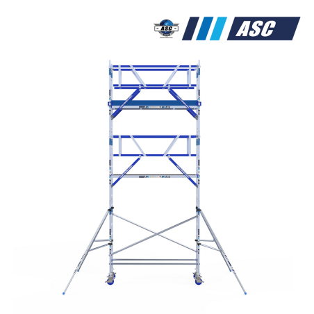 Torre móvel INDUSTRIAL ASC 75x250 7m de altura de trabalho