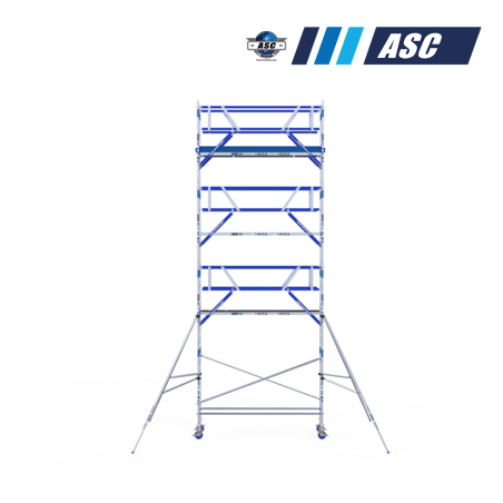 Torre móvel INDUSTRIAL ASC 75x305 9,20m de altura de trabalho