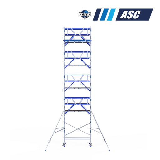 Torre móvel INDUSTRIAL ASC 75x190 11,20m de altura de trabalho