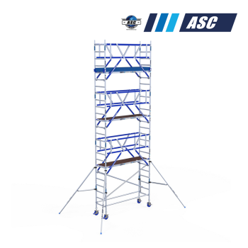 Torre móvel INDUSTRIAL ASC 75x250 8m de altura de trabalho