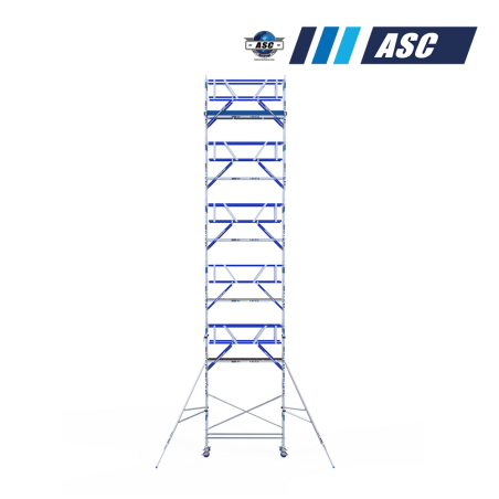 Torre móvil INDUSTRIAL ASC 75x250 13,20m altura de trabajo