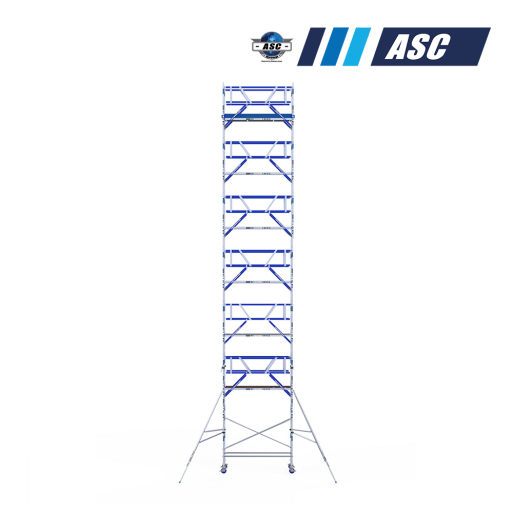Torre móvel INDUSTRIAL ASC 75x250 15,20m de altura de trabalho