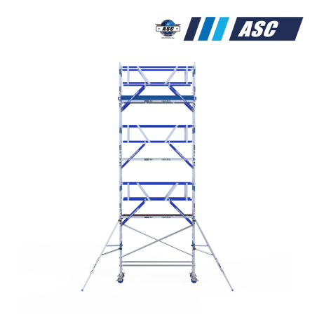 Torre móvel INDUSTRIAL ASC 75x250 8m de altura de trabalho