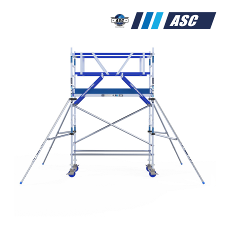 Torre móvel INDUSTRIAL PREMIUM 90x190 4,20 m de altura de trabalho