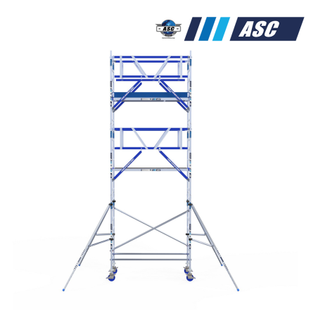 Torre móvel INDUSTRIAL ASC 90x250 7,20 m de altura de trabalho