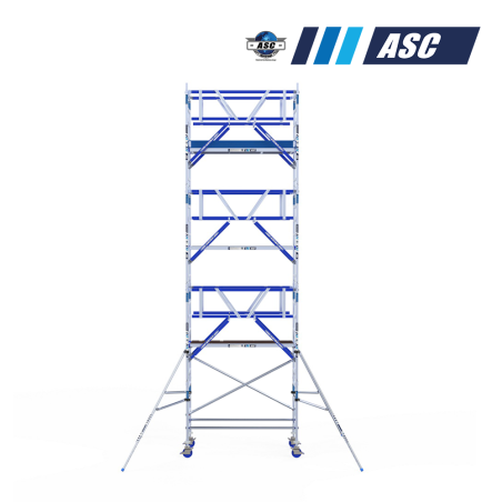 Torre móvil INDUSTRIAL ASC 90x190 8,20m altura de trabajo