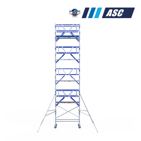 Torre móvel INDUSTRIAL ASC 90x190 10,20 m de altura de trabalho