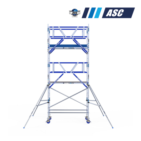 Torre móvil INDUSTRIAL ASC 90x190 6,20 m altura de trabajo