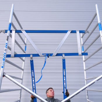 Torre móvel INDUSTRIAL PREMIUM 75x250 4,20m de altura de trabalho