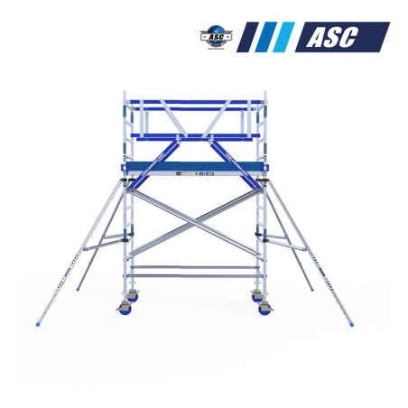 Torre móvil INDUSTRIAL PREMIUM 135x190 4,20 m altura de trabajo