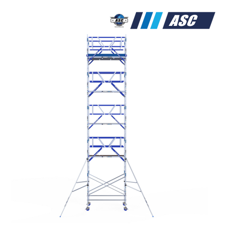 Torre móvel INDUSTRIAL ASC 135x190 11,20 m de altura de trabalho