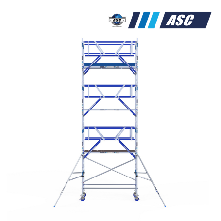 Torre móvel INDUSTRIAL ASC 90x250 8m de altura de trabalho