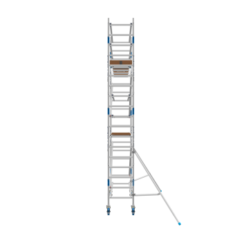 Torre de andaime móvel Premium PRO 75x190 6,20 m de altura de trabalho