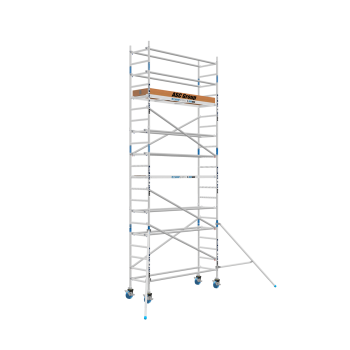 Torre de andaime móvel Premium PRO 75x190 7,20 m de altura de trabalho