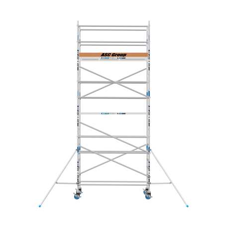 Torre de andamio móvil Premium PRO 75x190 7,20 m altura de trabajo