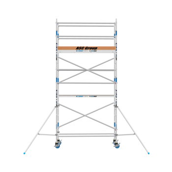 Torre de andaime móvel Premium PRO 75x305 6,20 m de altura de trabalho