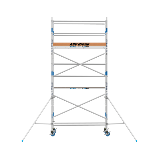 Torre de andamio móvil Premium PRO 75x305 6,20 m altura de trabajo