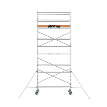 Torre de andaime móvel Premium PRO 75x305 7,20 m de altura de trabalho