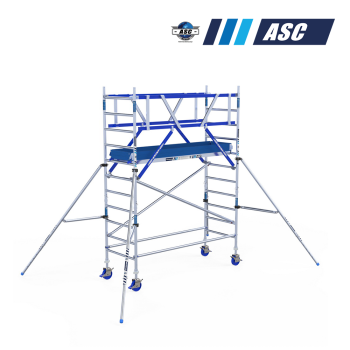 Torre móvel INDUSTRIAL PREMIUM 90x250 4,20 m de altura de trabalho