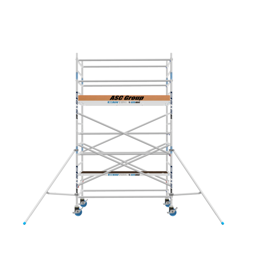Torre de andaime móvel Premium PRO 135x250 5,20 m de altura de trabalho