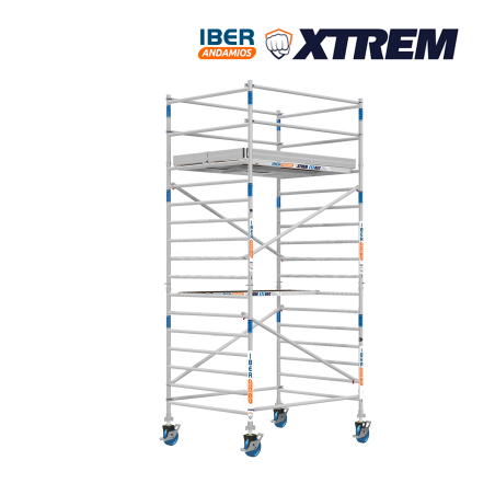 Torre de andaime móvel INDUSTRIAL 150x250x620
