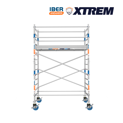 Torre de andaime móvel INDUSTRIAL 150x305x520