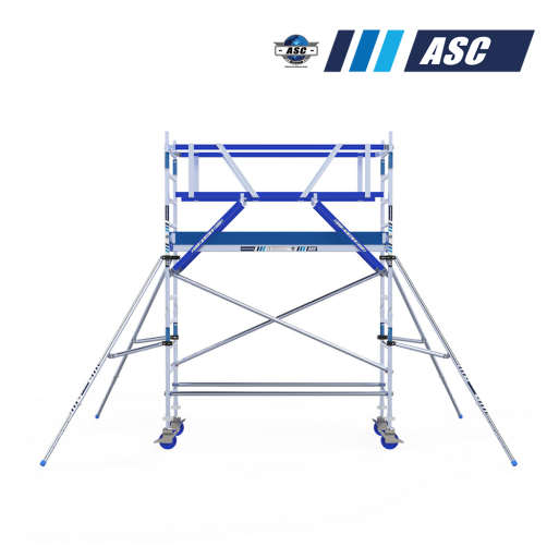 Torre móvel INDUSTRIAL PREMIUM 90x250 4,20 m de altura de trabalho