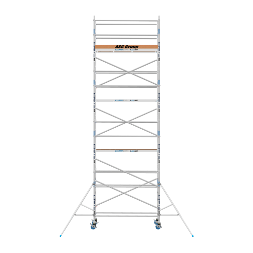 Torre de andamio móvil Premium PRO 75x190 9,20 m altura de trabajo