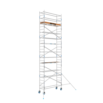 Torre de andaime móvel Premium PRO 75x190 9,20 m de altura de trabalho