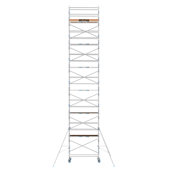 Torre de andaime móvel Premium PRO 75x305 14,20 m de altura de trabalho