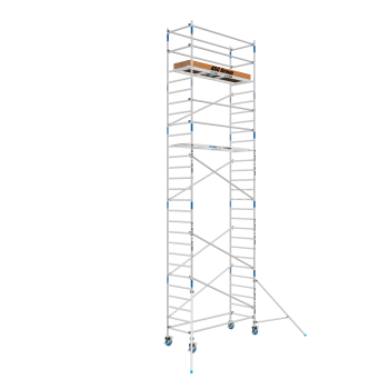 Torre de andamio móvil Premium PRO 90x190 9,20 m altura de trabajo