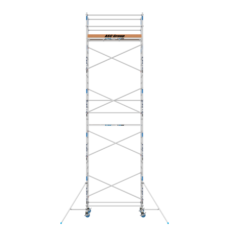Torre de andamio móvil Premium PRO 90x305 10,20 m altura de trabajo