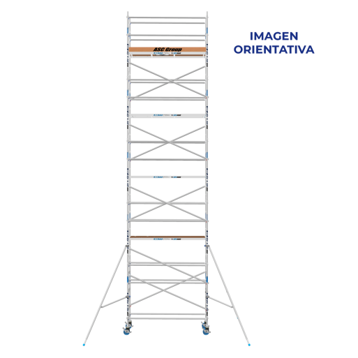 Torre de andamio móvil Premium PRO 90x305 11,20 m altura de trabajo