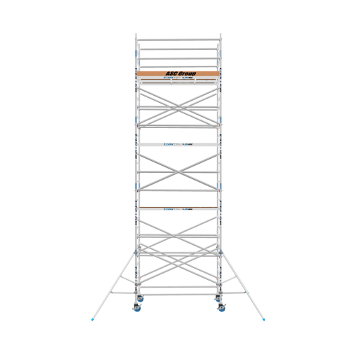 Torre de andamio móvil Premium PRO 135x190 9,20 m altura de trabajo