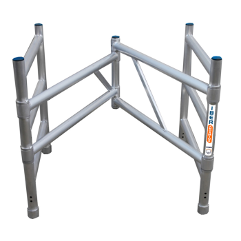 Andamio plegable industrial 75x190x3 plataforma con trampilla