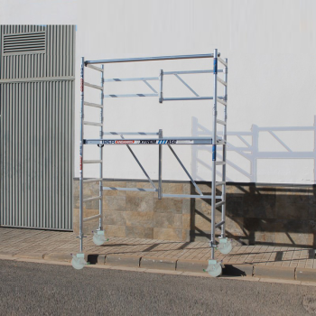 Andamio plegable ASC 75x190 3,65m con ruedas de goma 300 kg