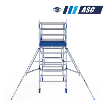 Torre móvel INDUSTRIAL PREMIUM 135x250 4,20 m de altura de trabalho