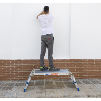 Plataforma de trabajo plegable X-STEP 148 x 51 x 47 centímetros