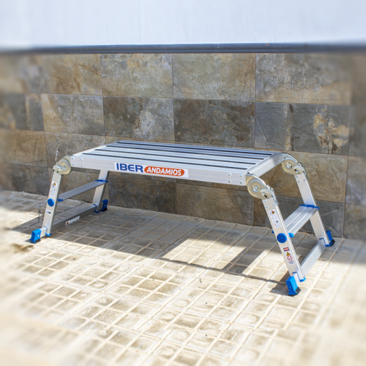 Plataforma de trabajo plegable X-STEP 148 x 51 x 47 centímetros