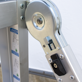 Escalera multifuncional 3 en 1 - 9 peldaños