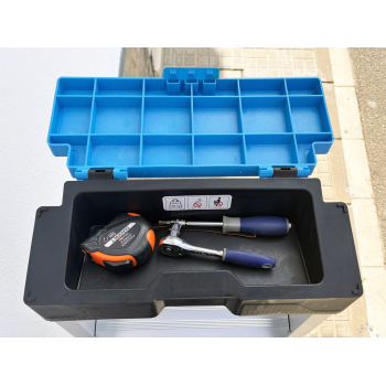 Escada multifuncional 3 em 1 - 9 degraus